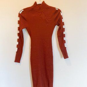 Long Sleeve Body Con Dress